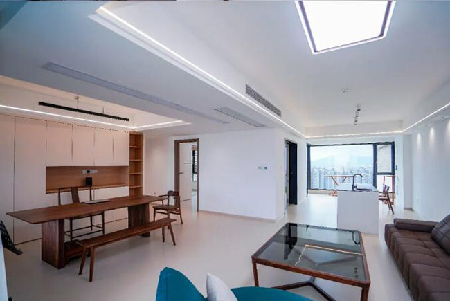 驚艷！120㎡現(xiàn)代風三居大改造，高端大平層，陶冶情操的品質(zhì)之選